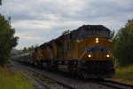 Northbound manifest approaches the yard